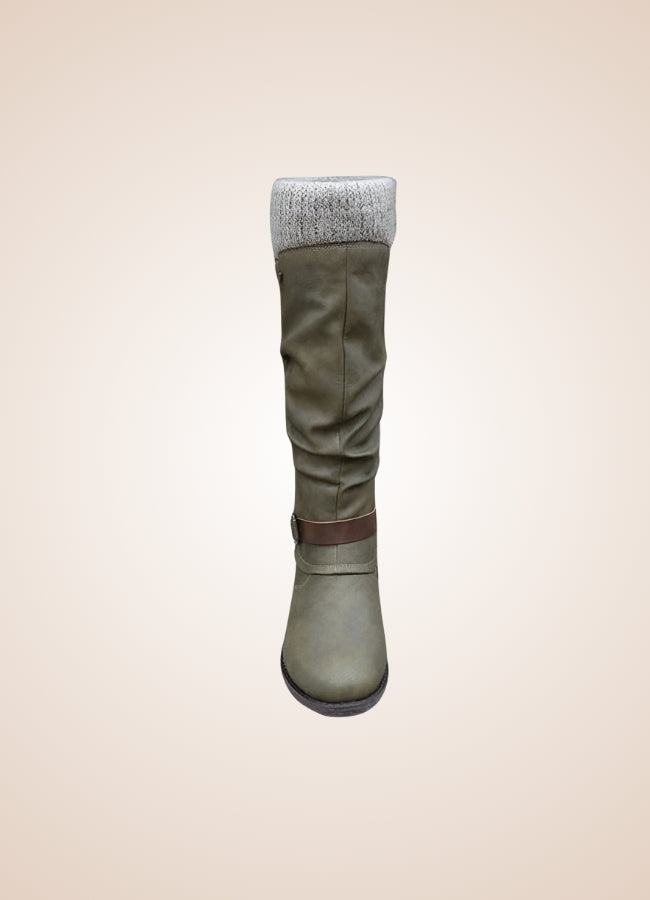 Steampunk Winter Mid Calf Boots UK