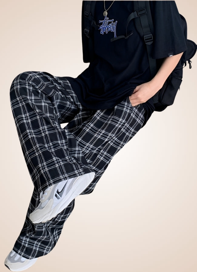 Steampunk Winter Plaid Pants UK