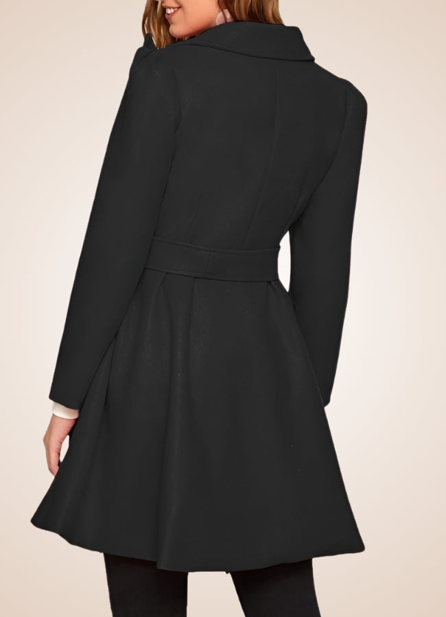Steampunk Women's Belt Trench Coat UK