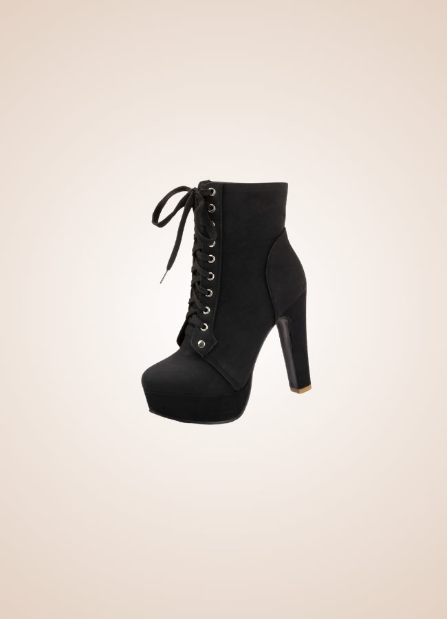 Steampunk Women's Thin Heels Boots UK