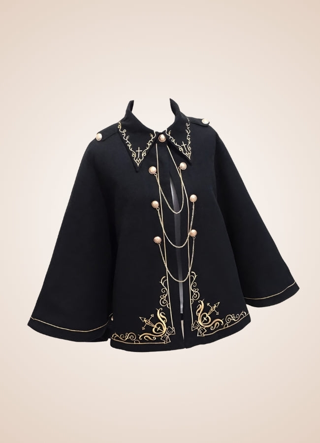 Steampunk Woolen Cloak UK