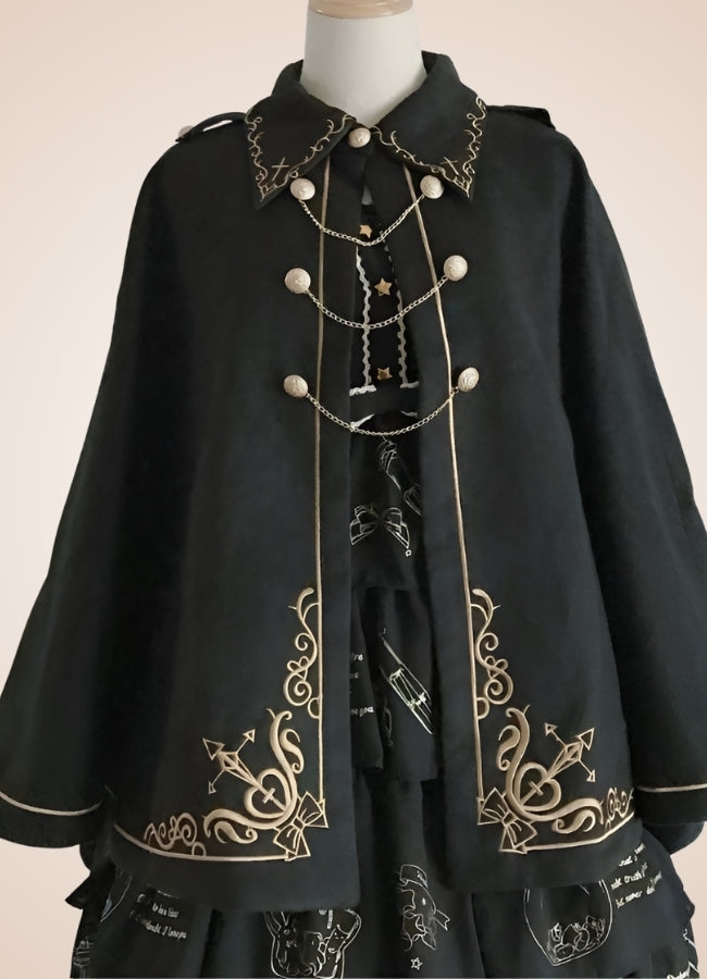 Steampunk Woolen Cloak UK