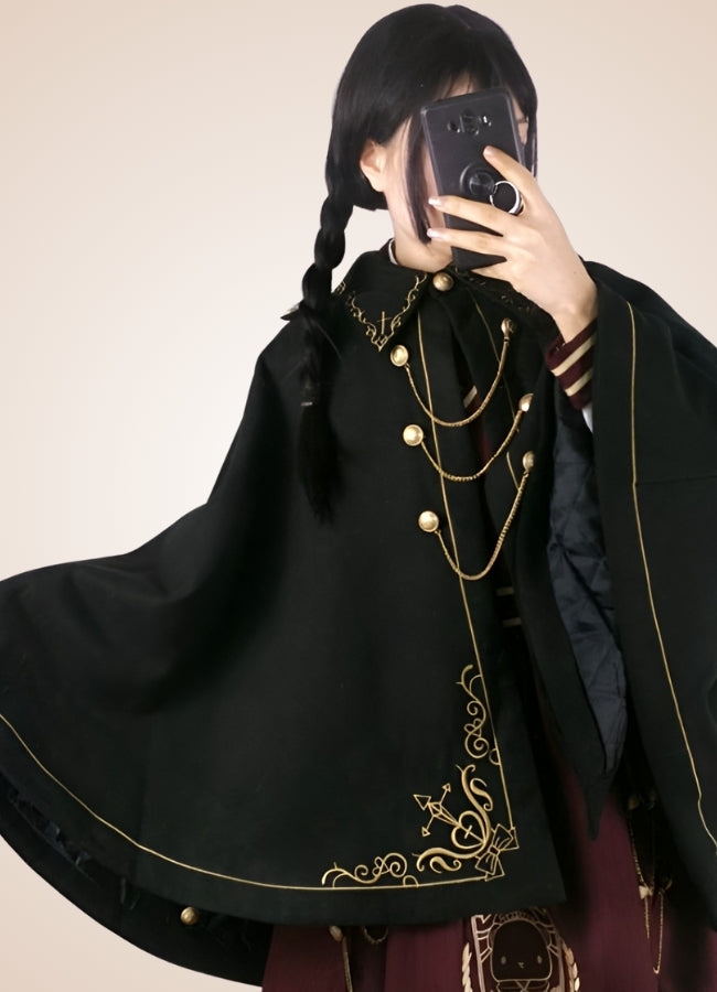 Steampunk Woolen Cloak UK