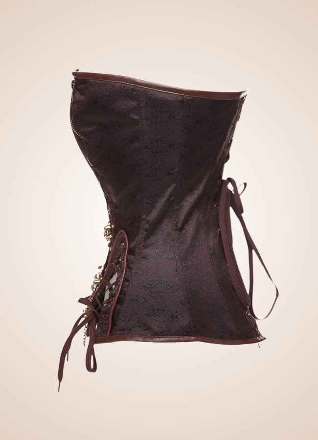 Steampunk Zipper Corset UK