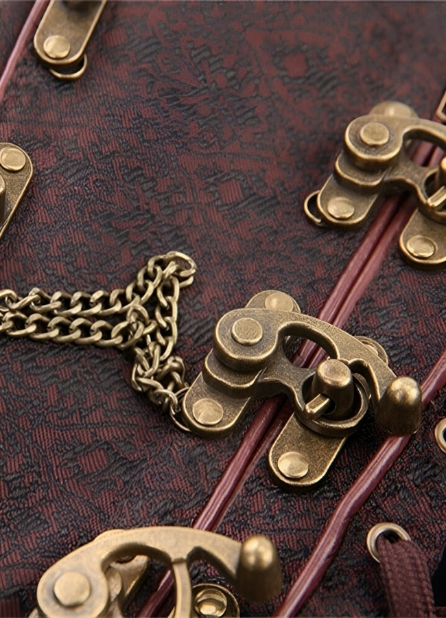 Steampunk Zipper Corset UK
