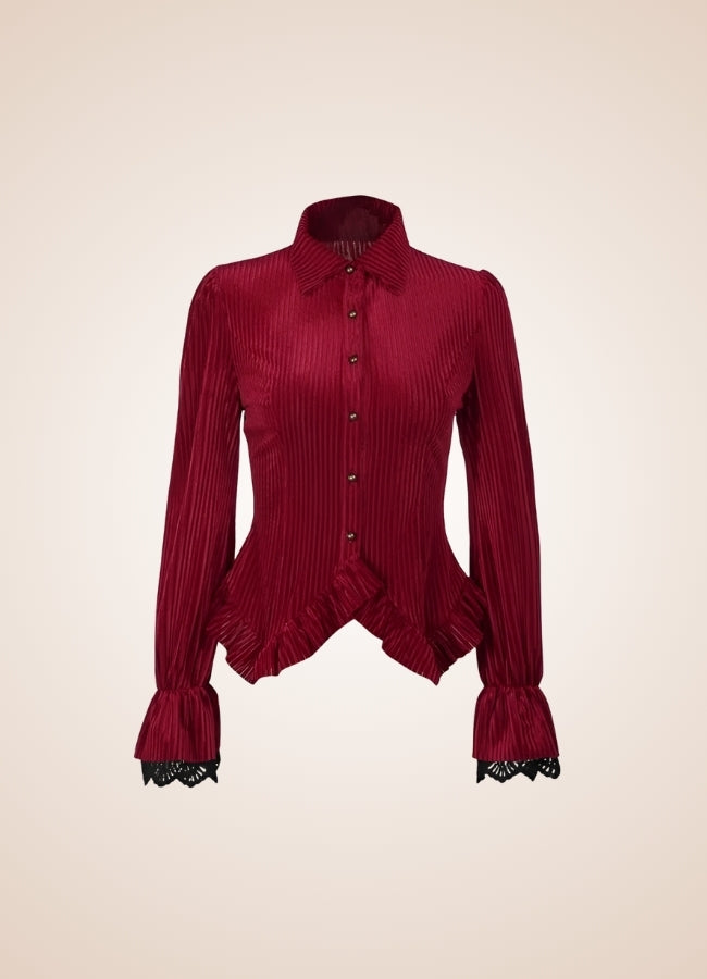 Velvet Steampunk Shirt UK