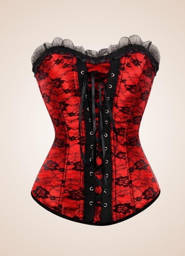 Victorian Lace Steampunk Corset UK