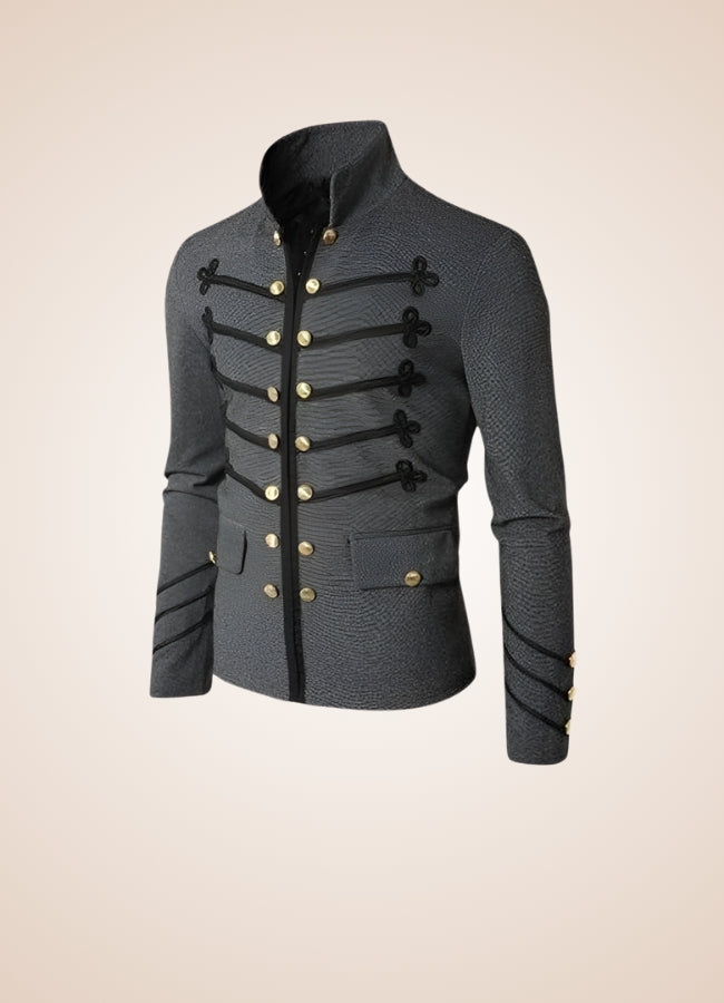 Vintage Gothic Military Jacket UK