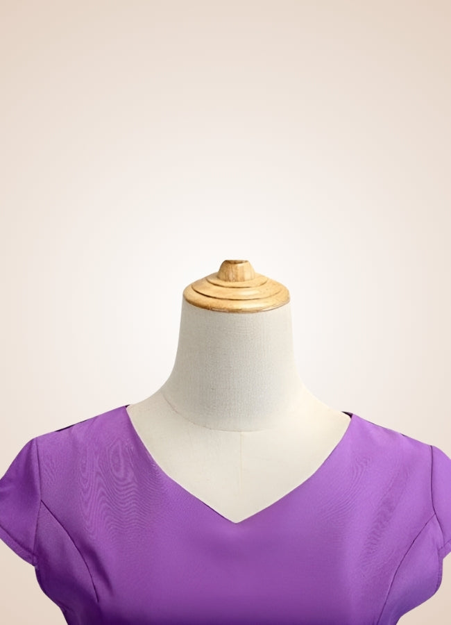 Violet Bowknot Summer Dress UK