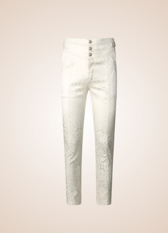 White Steampunk Pants UK