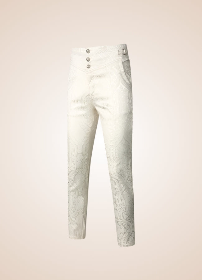 White Steampunk Pants UK