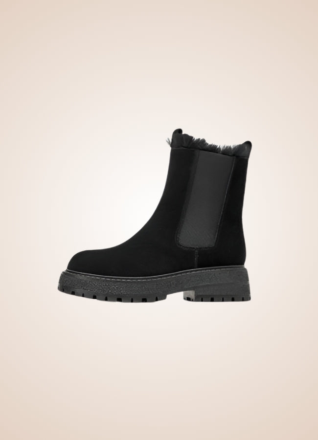 Winter Leather Ankle Boots UK