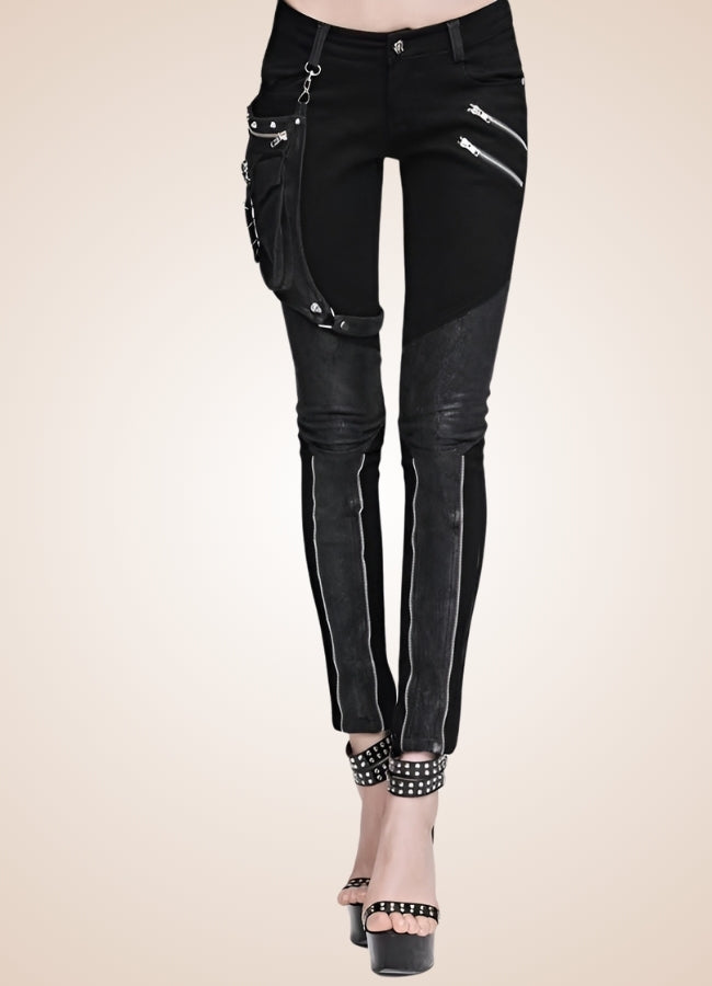 Woman Steampunk Style Pants UK