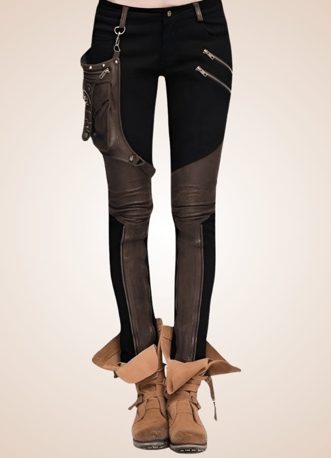 Woman Steampunk Style Pants UK
