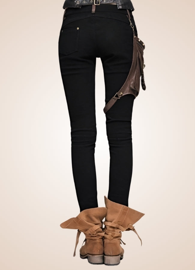 Woman Steampunk Style Pants UK