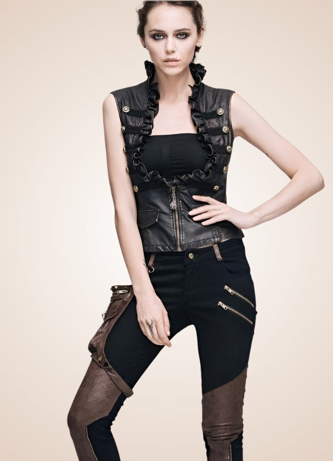 Woman Steampunk Style Pants UK