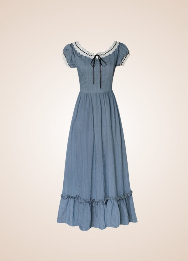 Woman's Blue Medieval Chemise UK