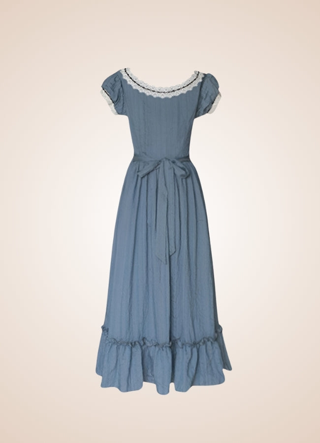Woman's Blue Medieval Chemise UK