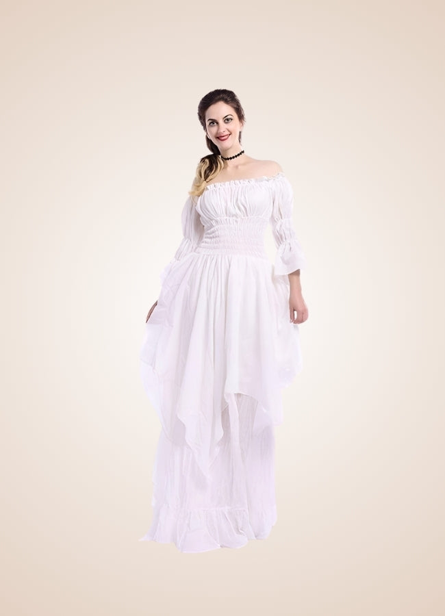 Woman's Long Sleeve Medieval Chemise UK