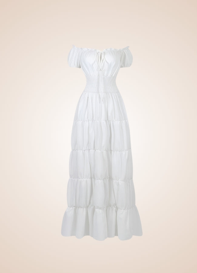Woman's White Medieval Chemise UK