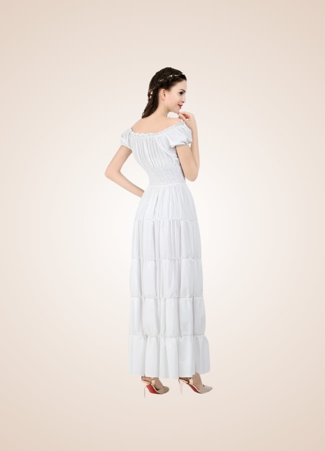 Woman's White Medieval Chemise UK