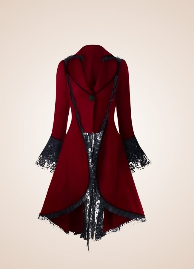 Women's Black Gothic Tailcoat UK