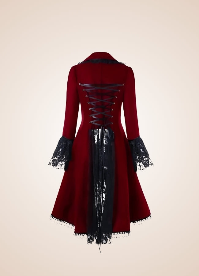 Women's Black Gothic Tailcoat UK