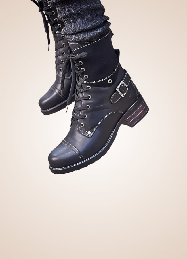 Women's Casual Steampunk Ankle Boots UK