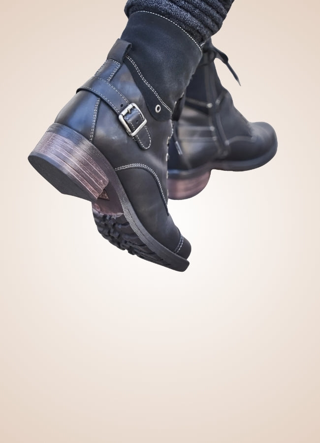 Women's Casual Steampunk Ankle Boots UK