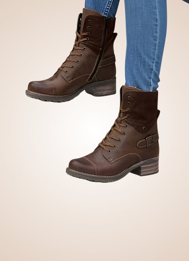 Women's Casual Steampunk Ankle Boots UK