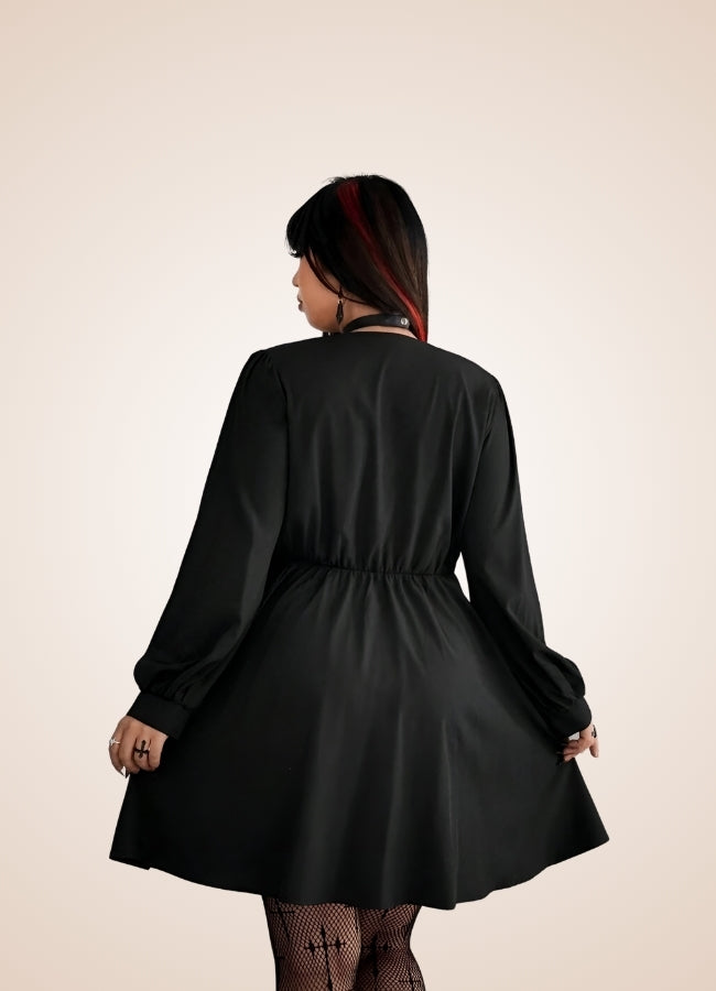 Women's Gothic Medieval Mini Dress UK