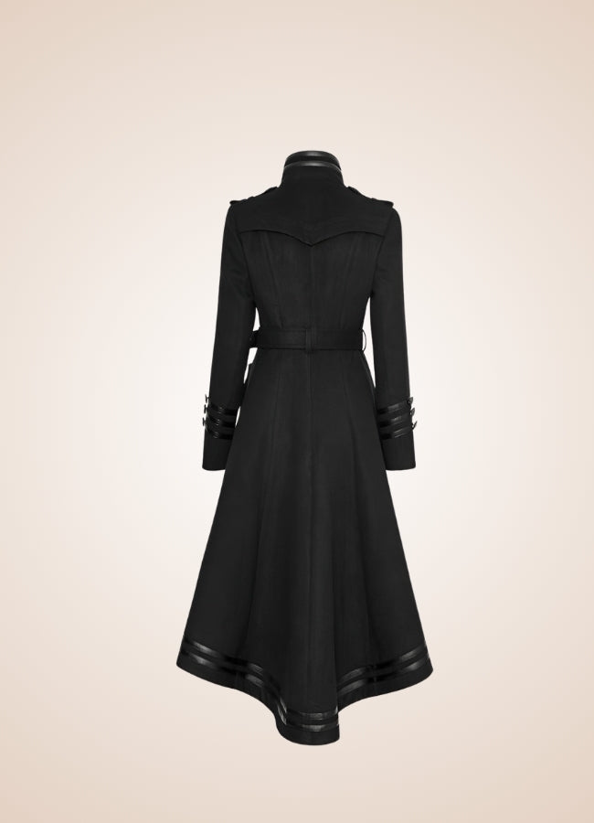 Women's Gothic Military Long Coat UK