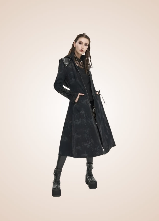 Women's Gothic Punk Hooded Jacket UK