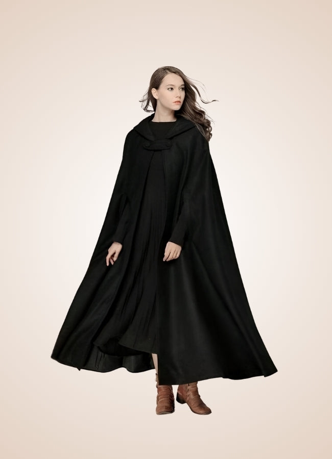Women's Gothic Victorian Hooded Cape UK