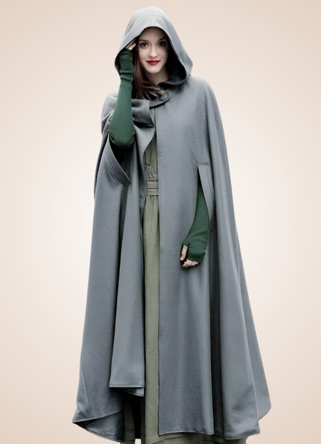 Women's Gothic Victorian Hooded Cape UK