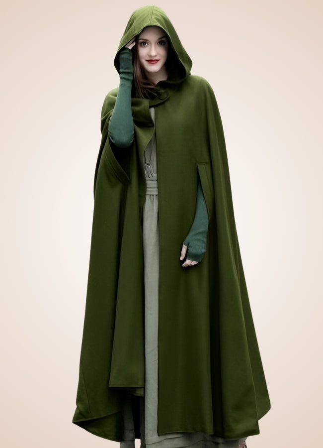 Women's Gothic Victorian Hooded Cape UK