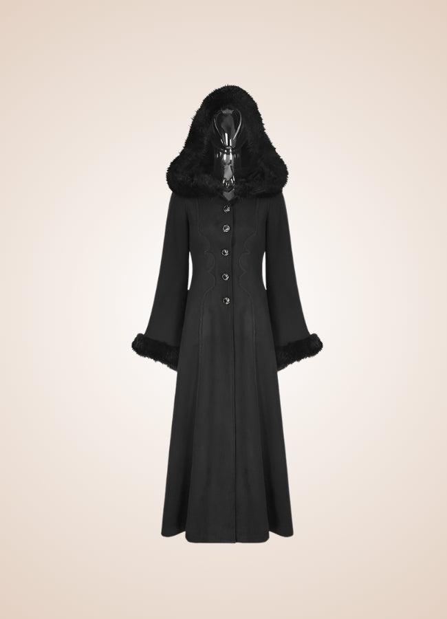 Women's Gothic Winter Hooded Coat UK