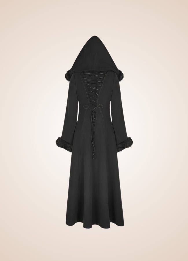 Women's Gothic Winter Hooded Coat UK