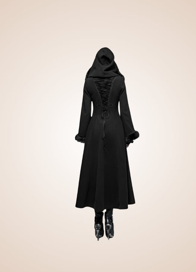 Women's Gothic Winter Hooded Coat UK