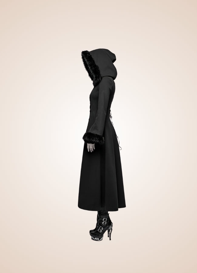 Women's Gothic Winter Hooded Coat UK