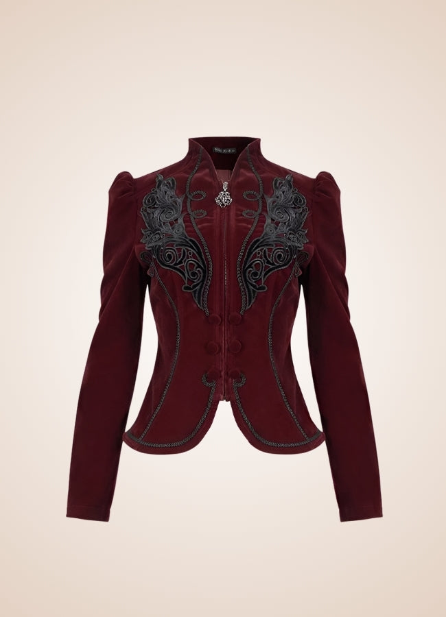 Women's Gothic Zipper Jacket UK