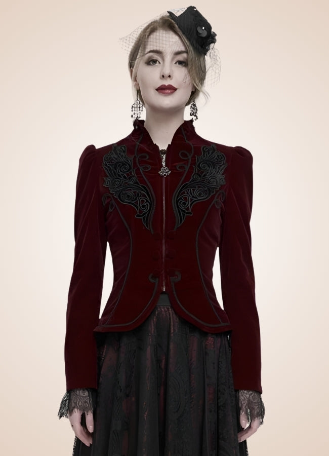 Women's Gothic Zipper Jacket UK