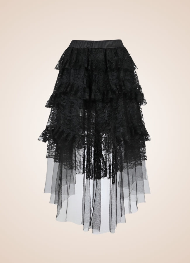 Women's Layered Floral Skirt UK