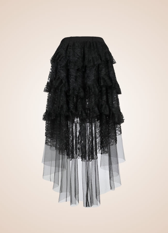 Women's Layered Floral Skirt UK