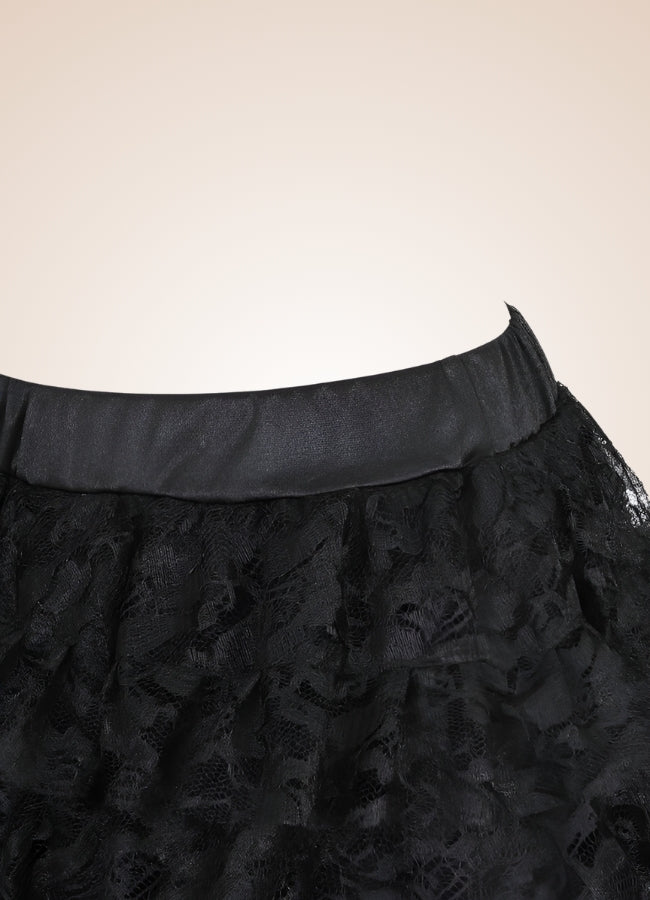 Women's Layered Floral Skirt UK