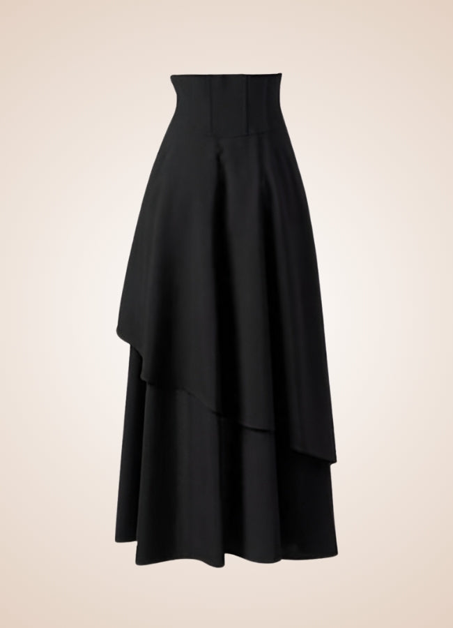 Women's Medieval Asymmetrical Steampunk Skirt UK