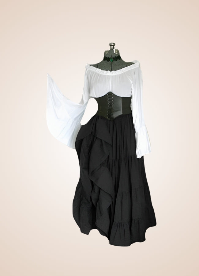 Women's Renaissance Medieval Steampunk Dress UK