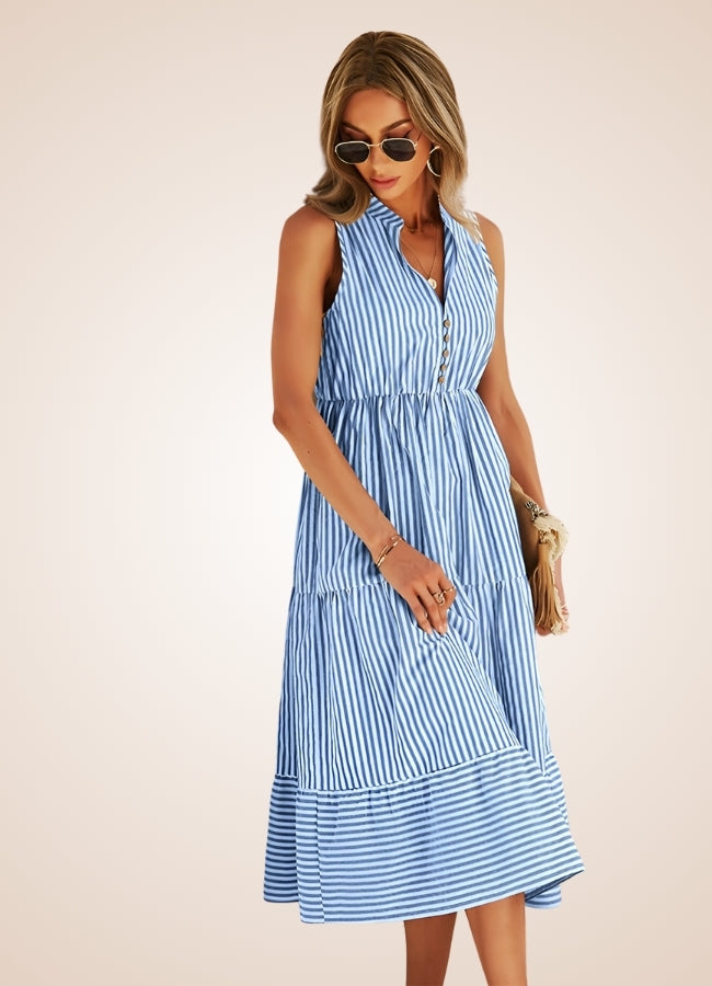 Women's Sleeveless Summer Dress UK