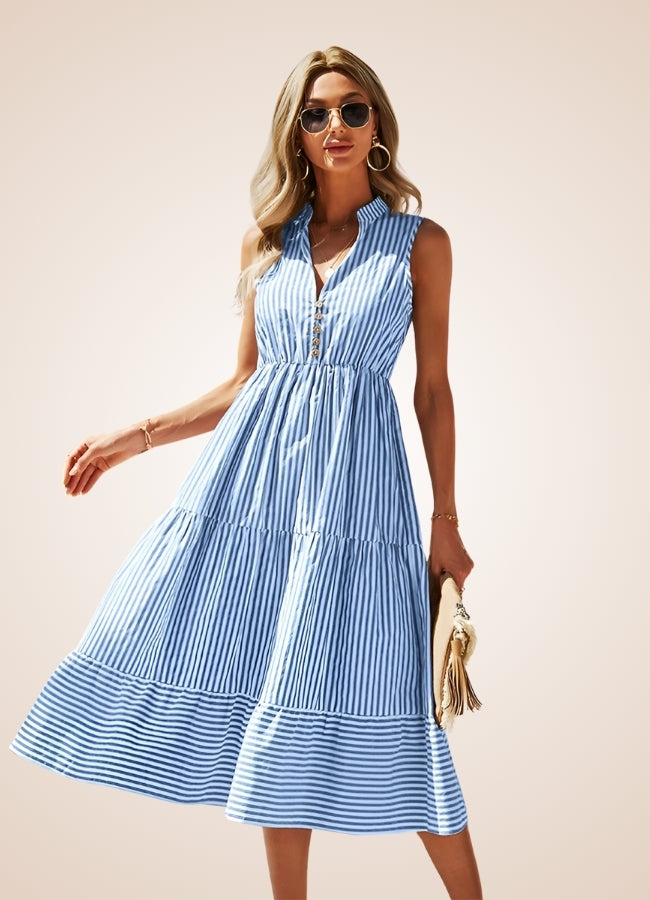 Women's Sleeveless Summer Dress UK