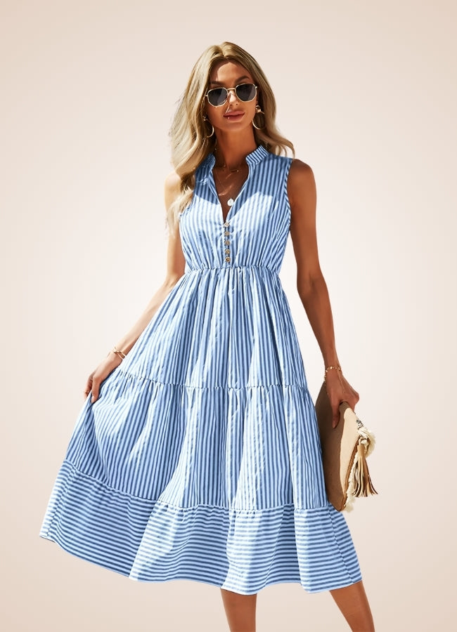 Women's Sleeveless Summer Dress UK
